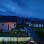 Nasz nocleg w miejscowości Borsa - widok z okna, Rumunia